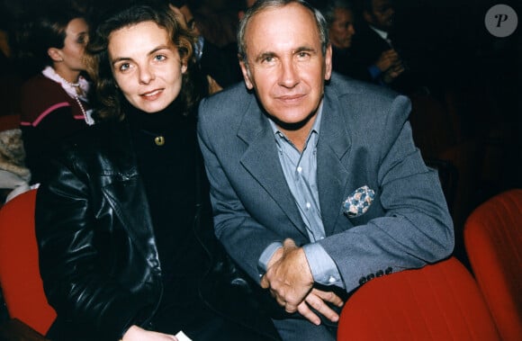 Patrice Laffont et sa femme Valerie, Paris 1997