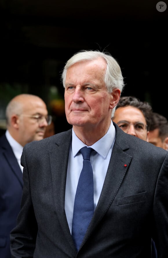 Michel Barnier Le Premier ministre M.Barnier assiste à la rentrée politique du parti Horizons à Reims le 11 septembre 2024. © Dominique Jacovides / Bestimage