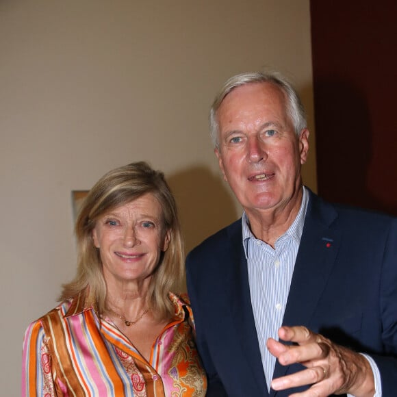 Michel Barnier nommé Premier ministre par Emmanuel Macron - Exclusif - Michel Barnier et sa femme Isabelle Barnier - Vernissage de l’Exposition Gérard Garouste au Centre Pompidou à Paris, France, le 7 Septembre 2022. Cette rétrospective de l’artiste se tiendra du 7 Septembre 2022 au 2 Janvier 2023 © Bertrand Rindoff / Bestimage 