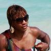 Serena Williams profite de quelques jours de vacances sur les plages ensoleillées de Miami le 25 mars 2010