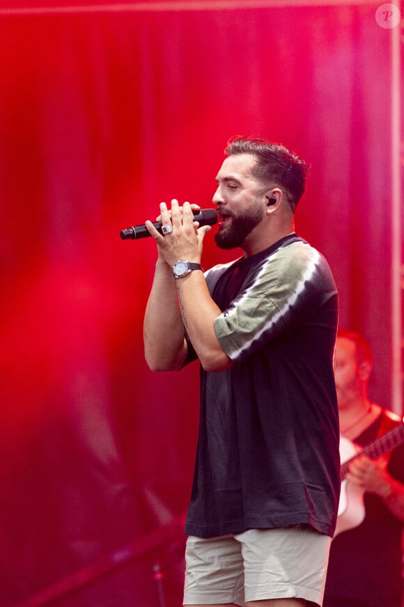 Kendji Girac en concert lors du Festival "Paris Paradis" au parc de la Villette à Paris le 10 septembre 2023. © Pierre Perusseau/Bestimage