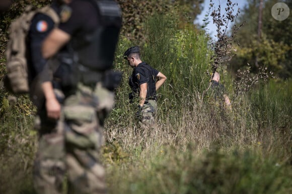 Battue dans le Bas-Rhin, le 28 septembre 2023, pour retrouver Lina, 15 ans, disparue depuis le 23 septembre 2023. © Elyxandro Cegarra / Panoramic / Bestimage