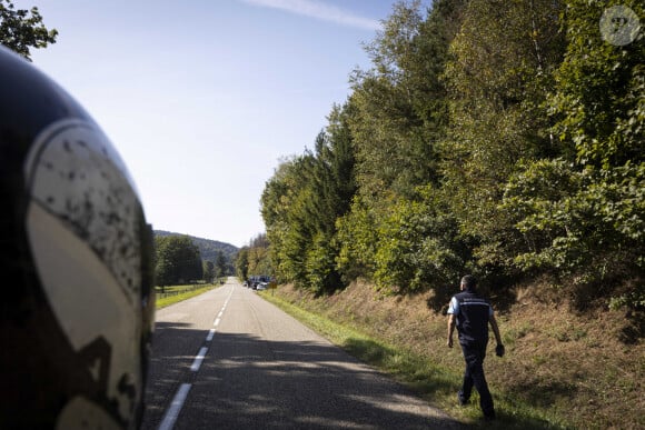 Battue dans le Bas-Rhin, le 28 septembre 2023, pour retrouver Lina, 15 ans, disparue depuis le 23 septembre 2023. © Elyxandro Cegarra / Panoramic / Bestimage