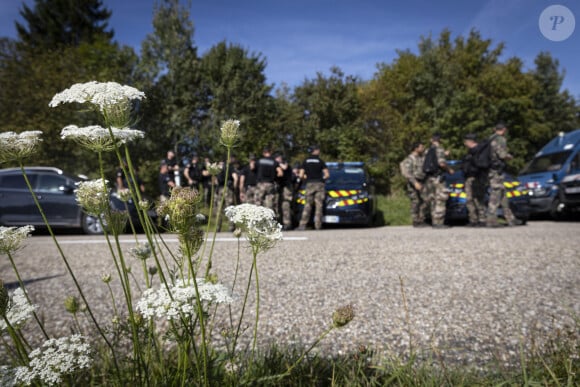 Battue dans le Bas-Rhin, le 28 septembre 2023, pour retrouver Lina, 15 ans, disparue depuis le 23 septembre 2023. © Elyxandro Cegarra / Panoramic / Bestimage