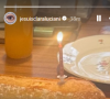 La photo de la main d'un enfant devant une bougie plantée sur une baguette de pain
Clara Luciani dévoile une adorable photo avec son fils sur Instagram