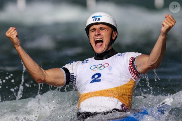 Nicolas Gestin a été sacré champion olympique de canoë slalom aux JO de Paris
 
Nicolas Gestin lors des Jeux Olympiques (JO) de Paris 2024. © Igor Kralj/PIXSELL/Bestimage