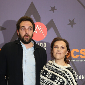 David Mora, Anne-Elisabeth Blateau - Photocall de la soirée d'ouverture du 22ème Festival International du Film de Comédie de l'Alpe d'Huez, le 15 janvier 2019. © Dominique Jacovides/Bestimage 