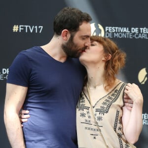 David Mora et Anne-Elisabeth Blateau - 57ème Festival de télévision de Monte-Carlo, le 17 juin 2017. © Denis Guignebourg/Bestimage 