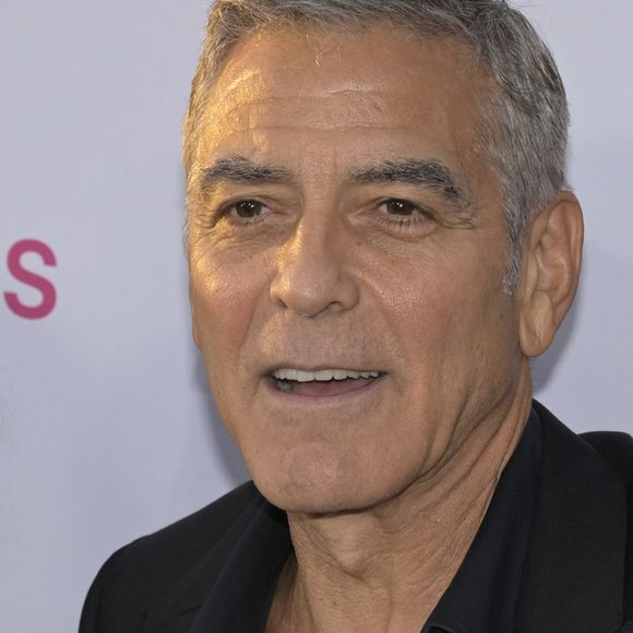 George Clooney lors de la projection en avant-première du film Wolfs mercredi 18 septembre 2024 à Los Angeles.