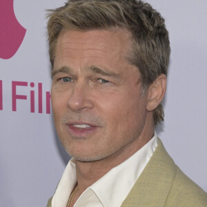 Brad Pitt lors de la projection en avant-première du film Wolfs mercredi 18 septembre 2024 à Los Angeles.