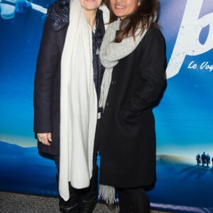 Veronique Jannot et sa fille Migmar Jannot lors du photocall du spectacle 'BO le voyage musical' de Catherine Lara et Giuliano Peparini au 13 Art a Paris, France le 08 Mars, 2018. Photo by Nasser Berzane/ABACAPRESS.COM