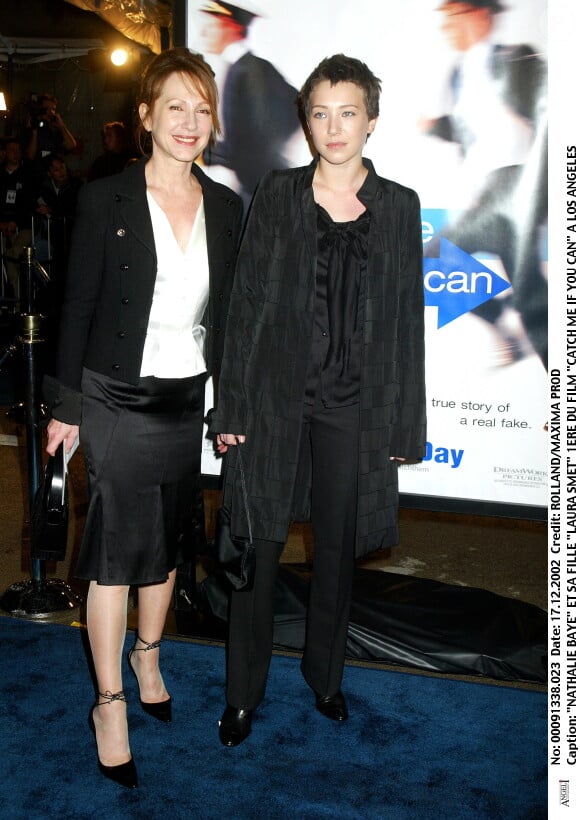 Nathalie Baye et Laura Smet, à la première du film "Attrape-moi si tu peux" à Los Angeles