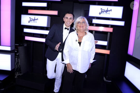 Exclusif - Jordan de Luxe et Catherine Matausch sur le plateau de l'émission "Chez Jordan de Luxe" à Paris le 10 septembre 2024.