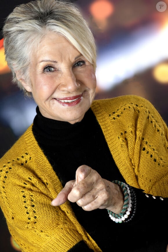 Portrait de Danièle Gilbert lors de l'enregistrement de l'émission "Chez Jordan de Luxe" à Paris. Le 13 novembre 2023 © Cédric Perrin / Bestimage