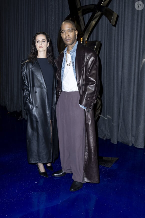 Lola Abecassis Sartore, Kid Cudi - Photo Call pour Le Défilé -Saint Laurent lors de la Fashion Week à Paris le 24 septembre 2024. © Olivier Borde /Bestimage 