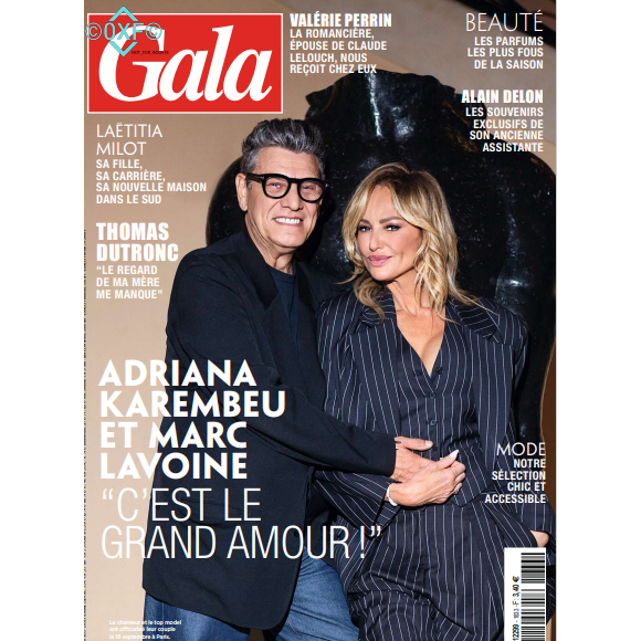 Marc Lavoine et Adriana Karembeu, "Gala", 26 septembre 2024.