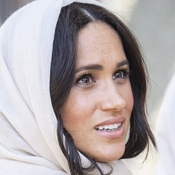 Meghan Markle ne traîne pas la meilleure réputation 
Meghan Markle, duchesse de Sussex, arrive à la Mosquée Auwal à Cape Town, Afrique du Sud.