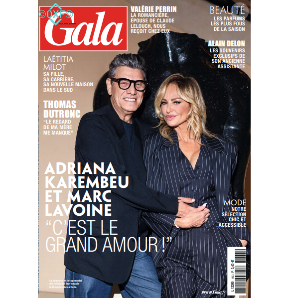 Marc Lavoine et Adriana Karembeu, "Gala", 26 septembre 2024.