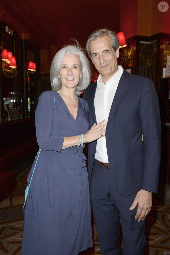 Tatiana de Rosnay et son mari Nicolas - Prix de la Closerie des Lilas 2014 à Paris, le 8 avril 2014.