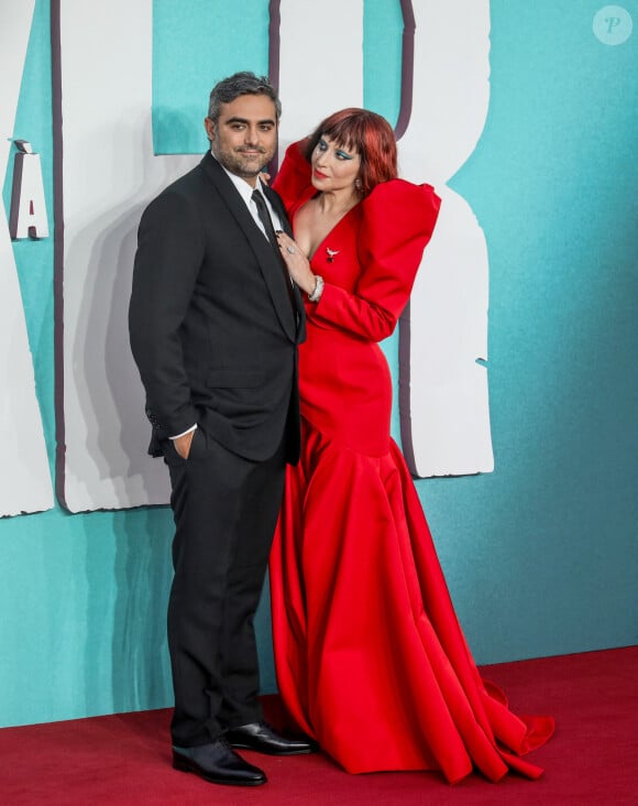 Lady Gaga et Michael Polansky - Arrivées sur le tapis rouge pour la première britannique de "Joker Folie A Deux" au Cineworld Leicester Square à Londres, le 26 septembre 2024.