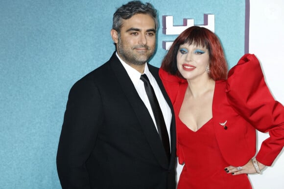 Lady Gaga et Michael Polansky - Arrivées sur le tapis rouge pour la première britannique de "Joker Folie A Deux" au Cineworld Leicester Square à Londres, le 26 septembre 2024.