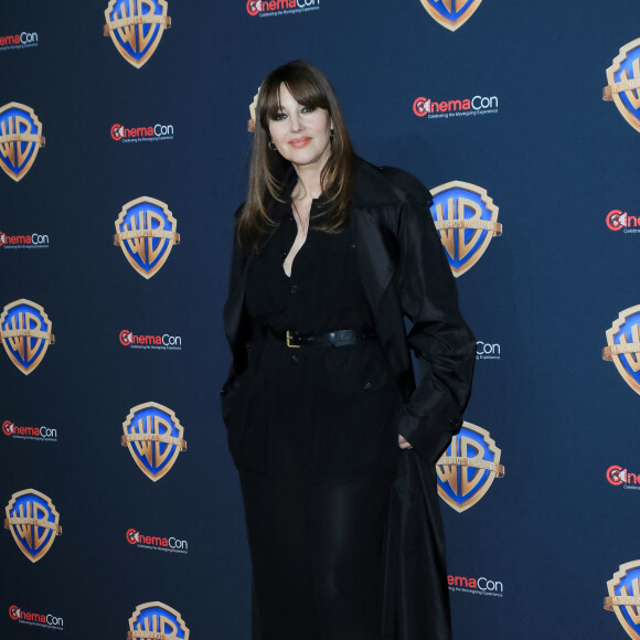 Monica Bellucci à Las Vegas lors du CinemaCon au Caesars Palace, le 9 avril 2024.