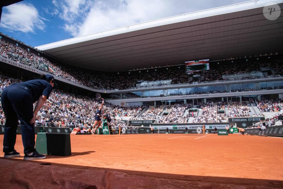 Il fait partie des quatre tournoi du Grand Chelem avec l'Open d'Australie, Wimbledon et l'US Open
Illustration - Internationaux de France de tennis de Roland Garros 2024 à Paris le 26 mai 2024. 