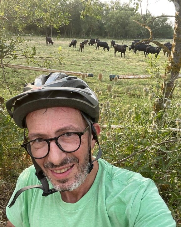 ...où il possède une résidence secondaire ! 
Florian Gazan lors de ses virées à vélo en Camargue