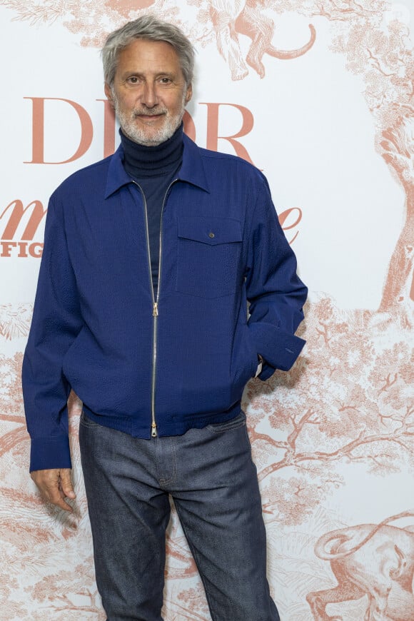 Exclusif - Antoine de Caunes - Photocall du dîner Dior Madame Figaro à la "Terrasse by Albane" sur le rooftop de l'hôtel JW Marriott lors du 77ème Festival International du Film de Cannes le 15 mai 2024. © Olivier Borde/Bestimage