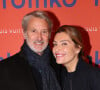 Antoine de Caunes et sa femme Daphné Roulier - Vernissage de l'Exposition Retrospective consacrée au peintre américain Mark Rothko à la Fondation Louis Vuitton. Paris, France, le 17 Octobre 2023. © Bertrand Rindoff / Bestimage