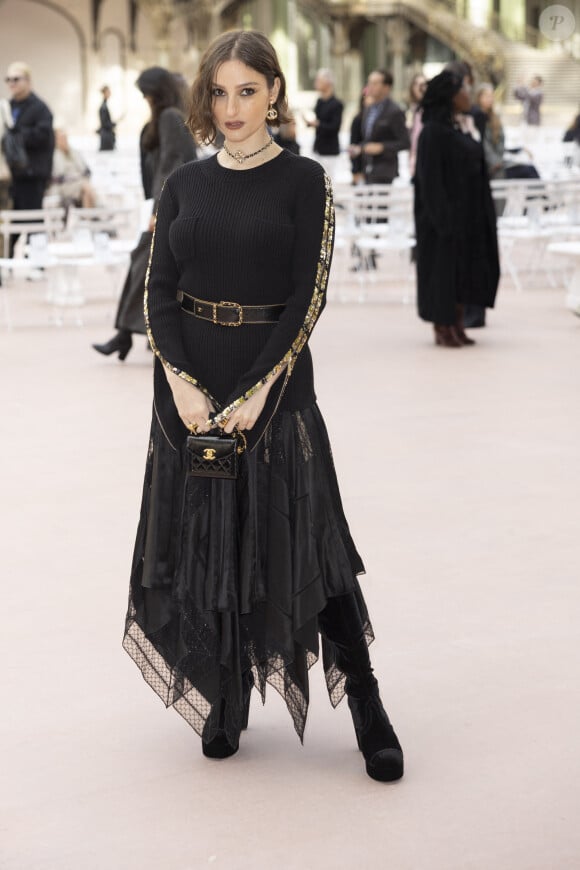 Banks au Front Row du défilé de mode féminine Chanel printemps-été 2025 lors de la Fashion Week de Paris (PFW), au Grand Palais, à Paris, France, le 1er october 2024. © Olivier Borde/Bestimage