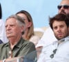 Il est toutefois critiqué pour avoir été pistonné. Il est le fils de Patrice Duhamel...
Patrice Duhamel et Benjamin Duhamel en tribunes lors des Internationaux de France de tennis de Roland Garros 2023, à Paris, France, le 9 juin 2023. © Jacovides-Moreau/Bestimage  People in the stands during the Roland Garros International Tennis Championships in Paris, France, on June 9th, 2023.