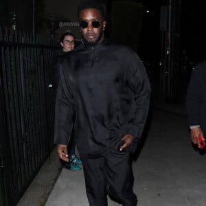 Exclusif - Sean Love Combs (puff daddy) à la sortie du restaurant "Giorgio Baldi" à Los Angeles, le 23 avril 2023.