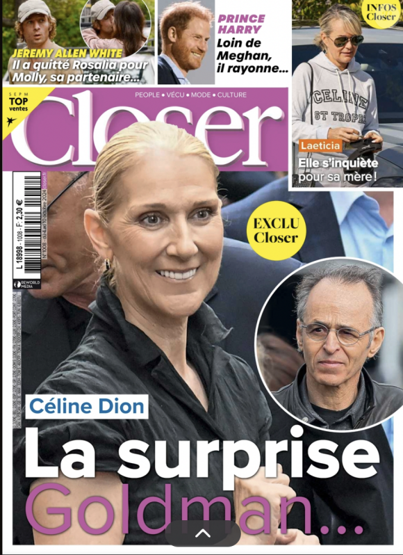 
Couverture du magazine Closer du 4 octobre 2024