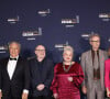 Gérard Jugnot comme toute la troupe du Splendid est en deuil
Christian Clavier, Michel Blanc, Josiane Balasko, Thierry Lhermitte, Marie-Anne Chazel, Gérard Jugnot et Bruno Moynot lors du photocall lors de la 46ème cérémonie des César à l'Olympia à Paris, France, le 12 mars 2021.© Thomas Samson / Pool / Bestimage