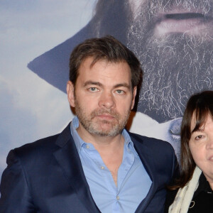 Clovis Cornillac et sa mère Myriam Boyer - Avant-première du film "Belle et Sébastien 3" au cinéma Gaumont Opéra Capucines à Paris le 4 février 2018. © Coadic Guirec/Bestimage