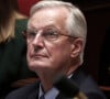 Le premier ministre, Michel Barnier - Séance de questions au gouvernement à l'assemblée nationale, à Paris, France, le 2 octobre 2024. © Stéphane Lemouton/Bestimage 