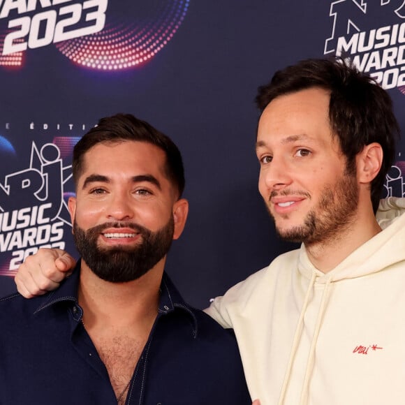 Kendji Girac, Vianney au photocall de la 25ème cérémonie des "NRJ Music Awards (NMA)" au palais des Festivals et des Congrès de Cannes, France, le 10 novembre 2023. © Dominique Jacovides/Bestimage 