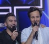 Exclusif - Vianney et Kendji Girac - Enregistrement de l'émission "300 Choeurs chantent Les plus beaux duos" à Paris, qui sera diffusée le 8 janvier 2021 sur France 3. Pour commencer l'année 2021 en beauté, " 300 choeurs " va réunir plusieurs générations d'artistes lors d'un grand show exceptionnel consacré aux plus beaux duos français. Pour la première fois depuis sa création, l'émission va orchestrer la rencontre inédite d'une trentaine de duos autour des plus beaux choeurs français... Toutes ces voix vont revisiter ensemble, dans des versions spécialement créées pour l'occasion, les grandes chansons d'hier et d'aujourd'hui... Une quarantaine d'artistes se mêleront aux voix des " 300 Choeurs ". " 300 choeurs chantent les plus beaux duos ", un show musical inédit sous le signe du partage, riche en surprises et en émotions... © Tiziano Da Silva / Bestimage