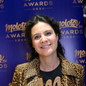 Exclusif - Apolline de Malherbe, rendez-vous d'information préféré pour "Face à face" lors de la soirée de remise de prix Molotov TV Awards 2024, première édition, pour récompenser les programmes télés préférés.