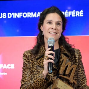 Exclusif - Apolline de Malherbe, rendez-vous d'information préféré pour "Face à face" lors de la soirée de remise de prix Molotov TV Awards 2024, première édition, pour récompenser les programmes télés préférés.