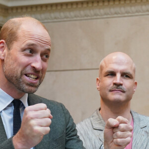 Le prince William, prince de Galles, lors d'un événement organisé pour célébrer les jeunes créatifs à Londres, le 9 octobre 2024, à l'initiative de la Bafta et de la Royal African Society. © Alpha / Bestimage 