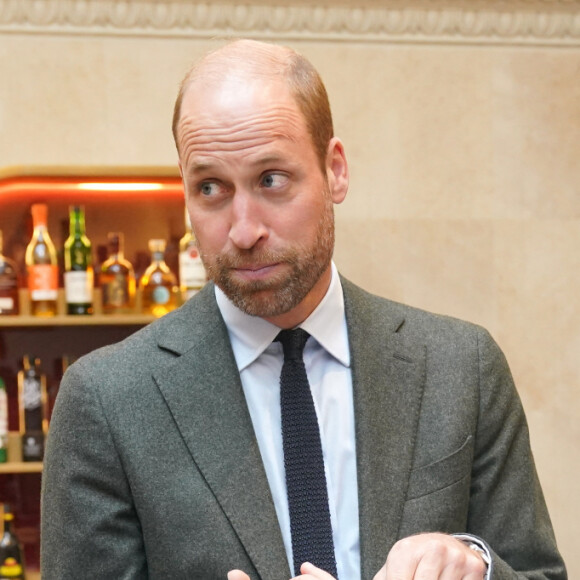 Charlotte, George et Louis "toujours en train de se disputer la..."
Le prince William, prince de Galles, lors d'un événement organisé pour célébrer les jeunes créatifs à Londres, à l'initiative de la Bafta et de la Royal African Society. © Alpha / Bestimage 