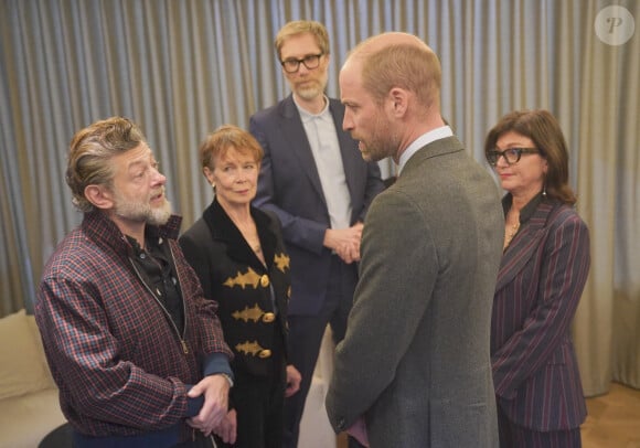 Le prince William, prince de Galles, lors d'un événement organisé pour célébrer les jeunes créatifs à Londres, le 9 octobre 2024, à l'initiative de la Bafta et de la Royal African Society. © Alpha / Bestimage 