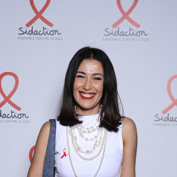 Karima Charni - Photocall de la soirée de lancement du "Sidaction" au théâtre Edouard VII à Paris le 4 mars 2024. © Denis Guignebourg/Bestimage 