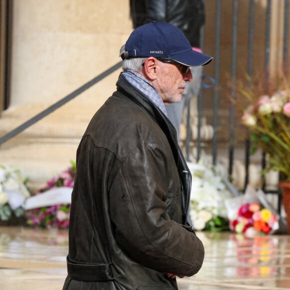 Le comédien a immortalisé un moment en particulier
Thierry Lhermitte - Obsèques de Michel Blanc en l'église Saint-Eustache à Paris, le 10 octobre 2024. © Moreau / Jacovides / Bestimage 