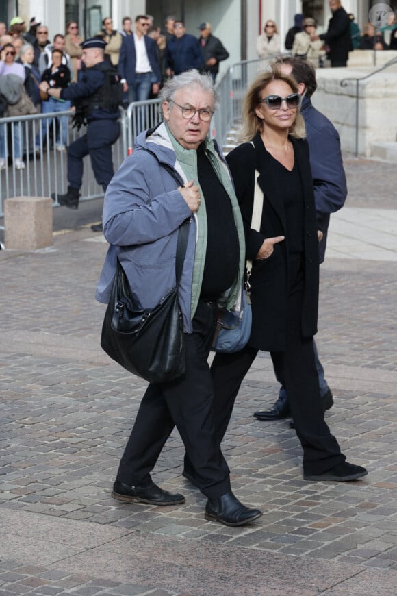 Dominique Besnehard - Obsèques de Michel Blanc, à Saint-Eustache, le jeudi 10 octobre 2024