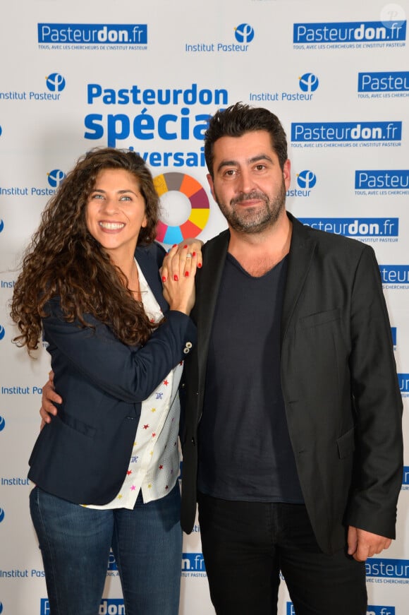 Yasmine Oughlis et Philippe Llado - 10ème anniversaire du Pasteurdon à l'institut Pasteur à Paris le 5 octobre 2016. © Coadic Guirec / Bestimage