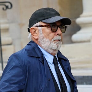 Gérard Jugnot - Obsèques de Michel Blanc en l'église Saint-Eustache à Paris, le 10 octobre 2024. © Moreau / Jacovides / Bestimage 