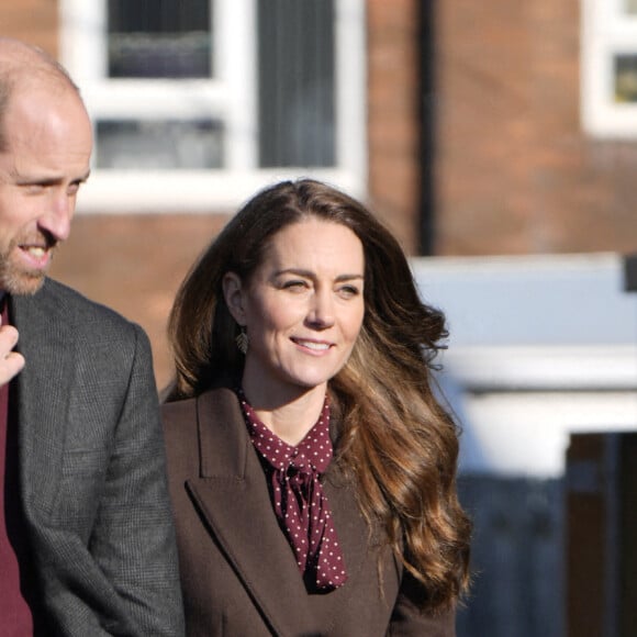 Le prince et la princesse de Galles se sont rendus au centre communautaire de Southport pour rencontrer les secouristes et les familles des victimes de l'attaque au couteau perpétrée dans cette ville au début de l'année. Bebe King, six ans, Elsie Dot Stancombe, sept ans, et Alice da Silva Aguiar, neuf ans, sont mortes après une attaque massive au couteau lors d'un cours de danse sur le thème de Taylor Swift dans la ville du Merseyside le 29 juillet. Southport, Royaume-Uni, le 10 octobre 2024. Photo par Danny Lawson/PA Wire/ABACAPRESS.COM